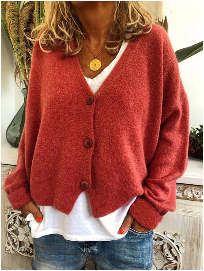 button front cardigan