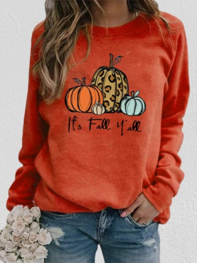 Halloween Slogan Graphic Sweatshirt