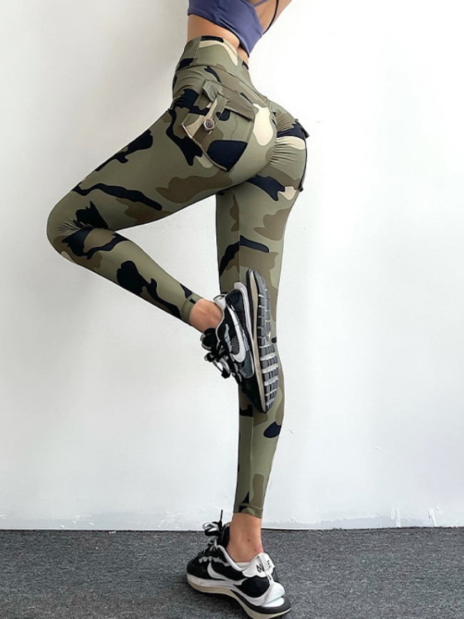 Camo Skinny Sports Fitness Yoga Pants