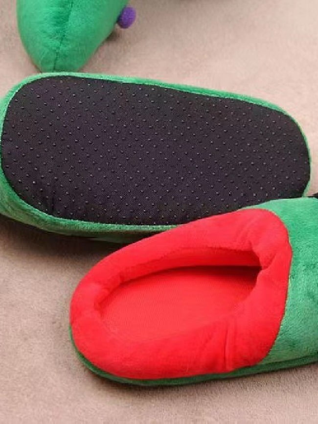 Christmas non slip cotton slippers 1