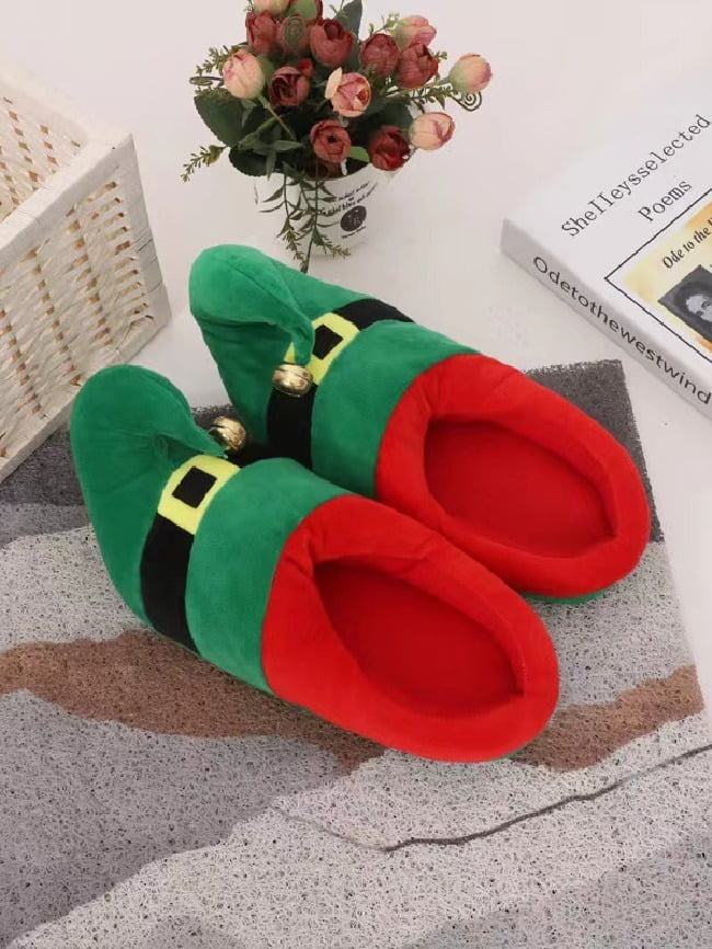 Christmas non slip cotton slippers 4