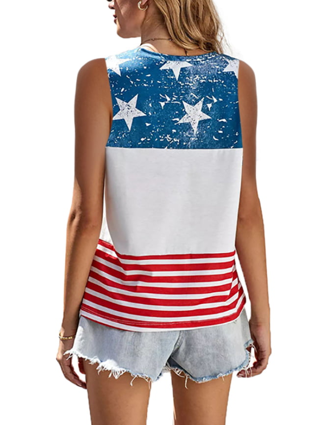 Five pointed star stripe printing color matching tank 1