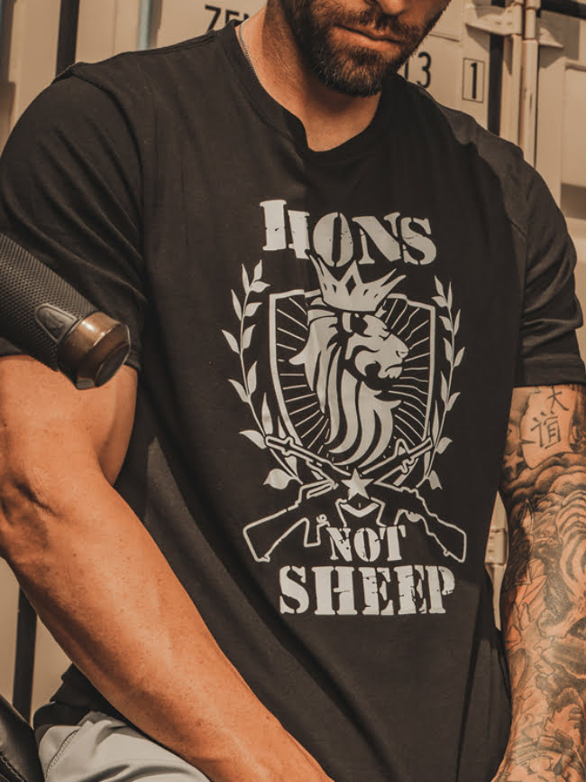 LIONS Print Short Sleeve T Shirt 1