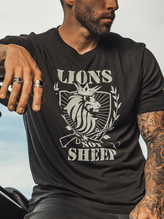 LIONS Print Short Sleeve T Shirt 3