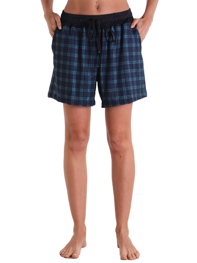 Plaid beach surf fitness outdoor sports shorts 7