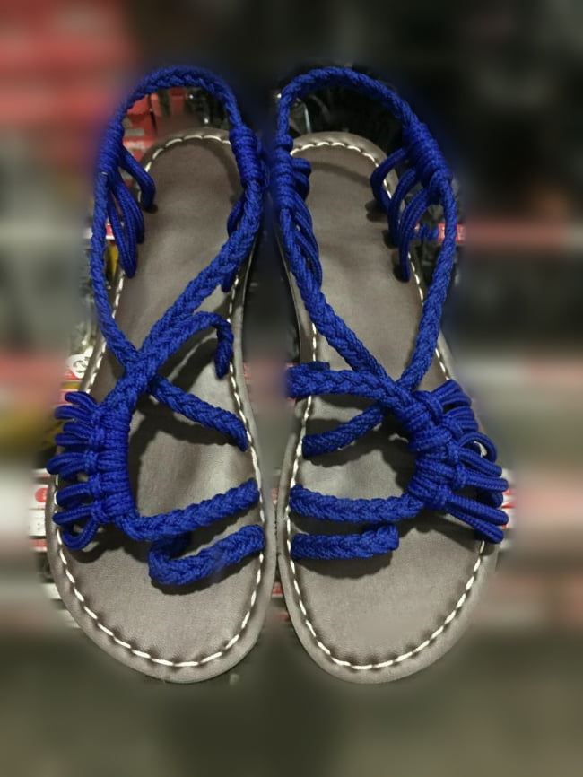 Stylish Braided Thong Flat Sandals 5