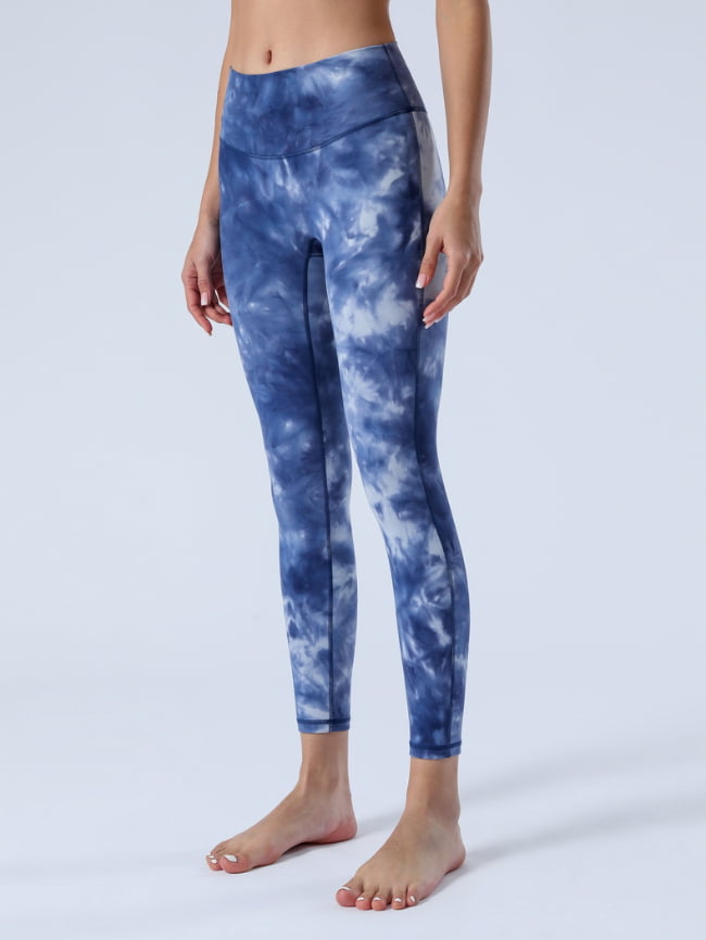 Wholesale Tie Dye High Waist Sports Yoga Pants