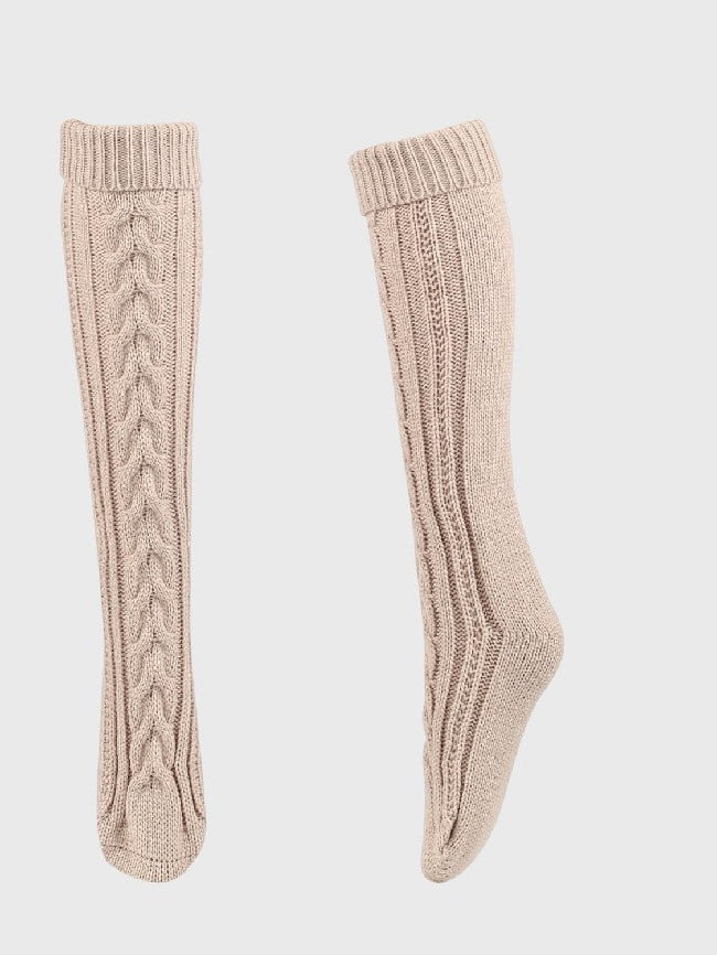 Warm Knit Over Knee Socks 3 1