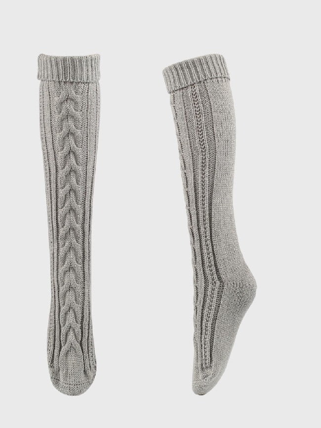 Warm Knit Over Knee Socks 4 1