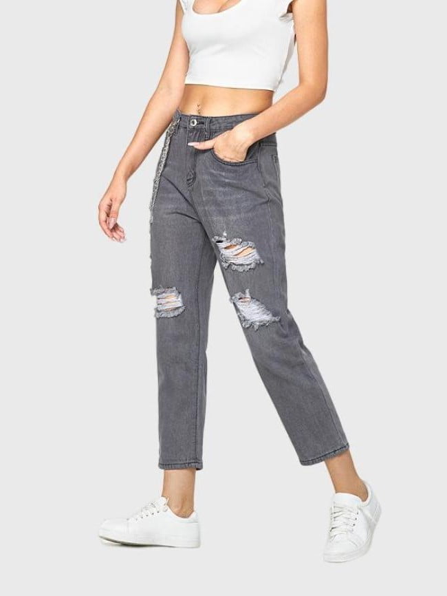 high waist ripped mom jeans 3