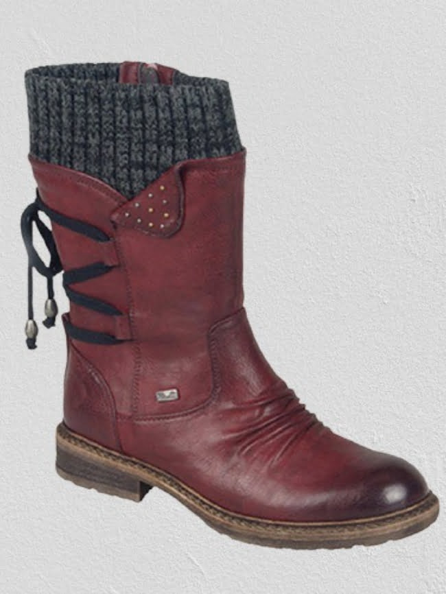 knit splicing boots 1