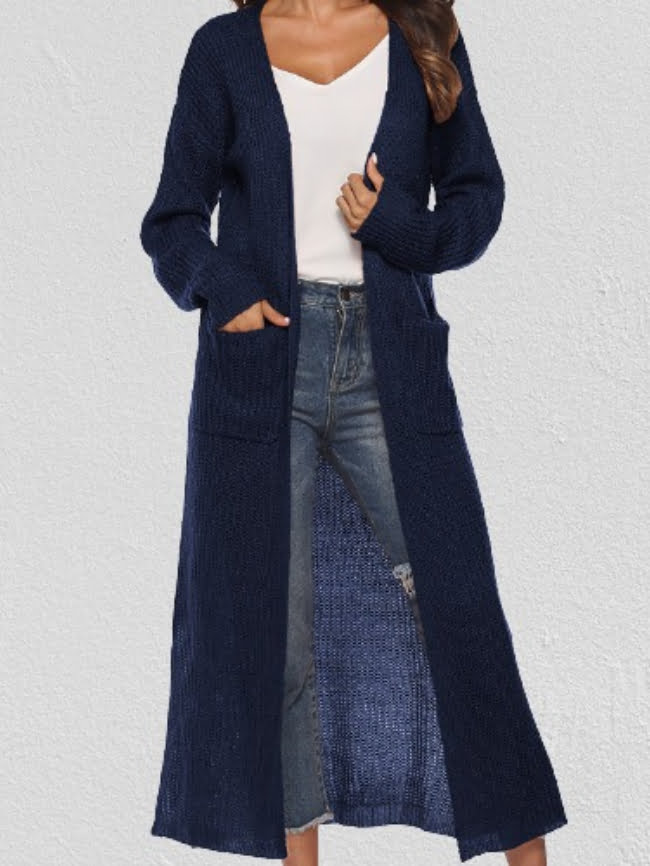 pocket long cardigan 1 1