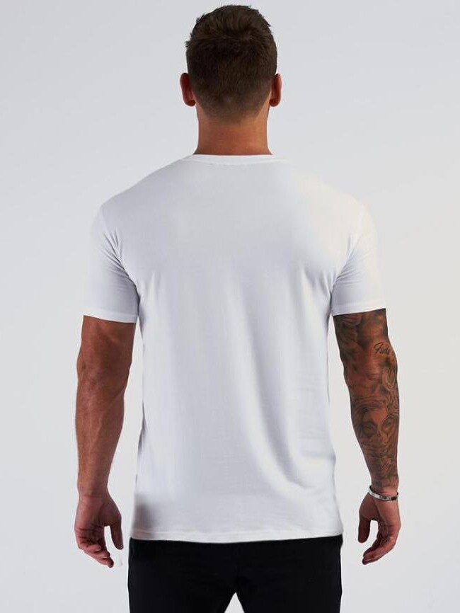 Wholesale Men V Neck Short Sleeve T-shirt