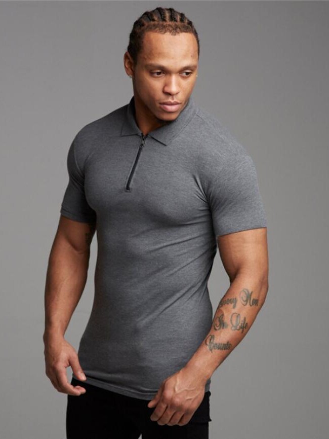 Wholesale Men's Polo Fitness T-Shirt