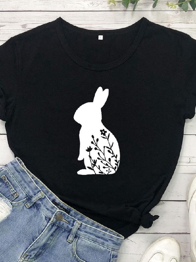 Wholesale Rabbit Graphic T-Shirt