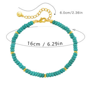 Wholesale Simple Turquoise Beaded Bracelet