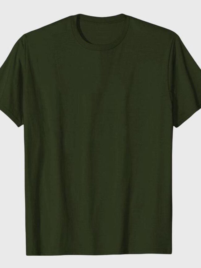 Wholesale men solid color short sleeve T-shirt