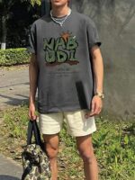 Wholesale Sun Print Short Sleeve T-Shirt